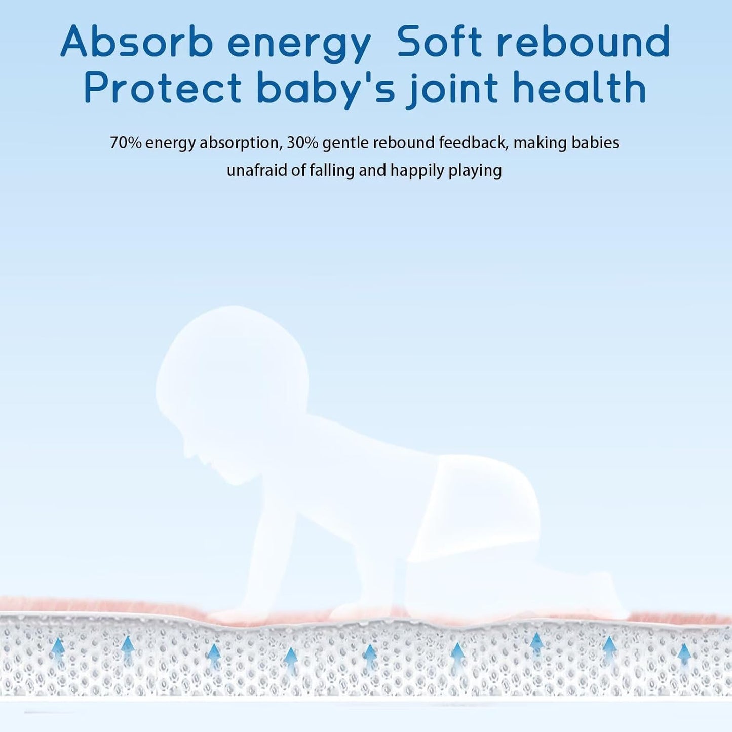 Baby Play Mat for Floor Tummy Time Mat Nursery Rug Muscle Mat Area Rug Playroom Rug Tatami Mat 6'7"x5'11" Memory Foam 1.3" Thick Crawling Mat for Babies,Toddlers, Infants, Kids,Floor Mat(Pink)