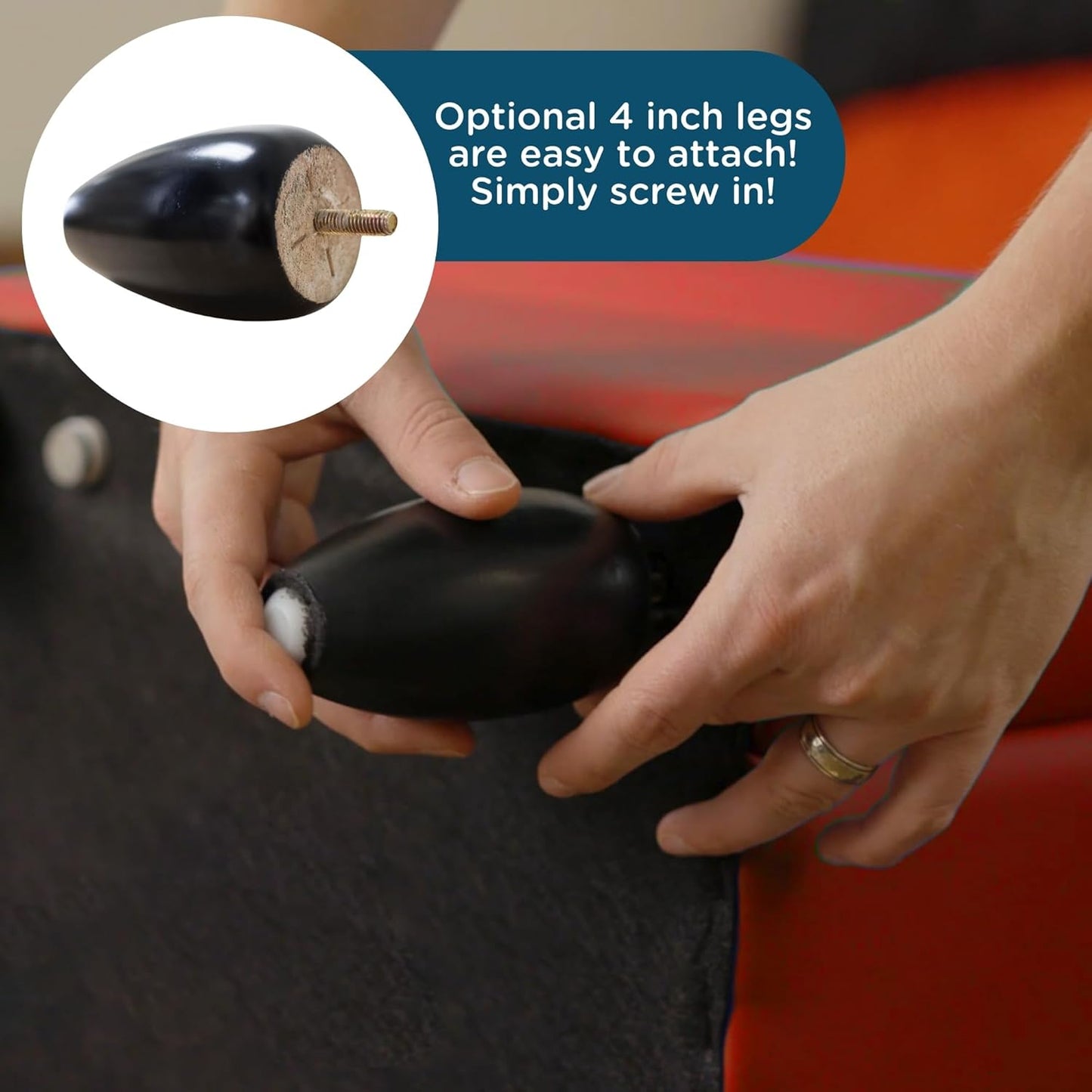 Children's Factory As We Grow Toddler Sofa, Flexible Seating for Daycare or Preschool, Kids Reading Couch, Playroom Furniture, Red