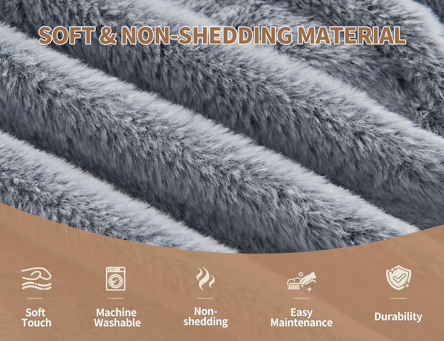 Round Ottoman Foot Rest for Couch 20"x15" Foot Stool Ottoman Pouf with Foam Chunk Filling Small Ottomans Foot Stools Poufs for Living Room Dark Grey Poof Hassocks and Ottomans Soft Foot Rest for Chair